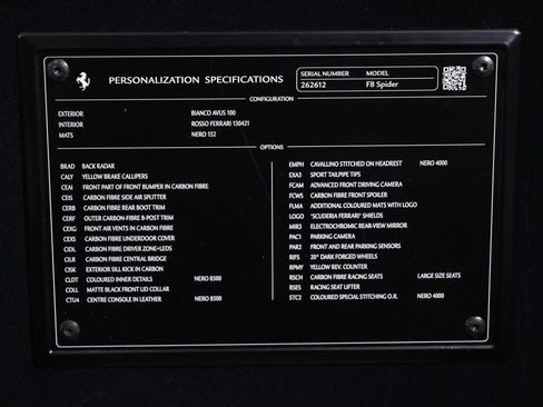 Certified 2021 Ferrari F8 Tributo Convertible image 23