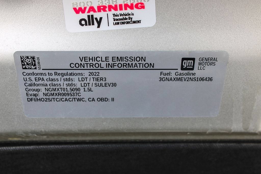 Used 2022 Chevrolet Equinox RS FWD image 28