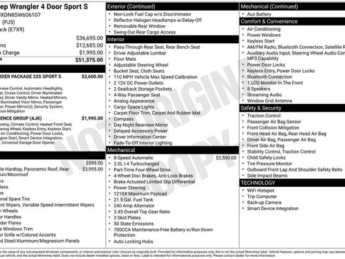 New 2025 Jeep Wrangler Sport S image 30