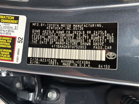 New 2026 Toyota Camry SE FWD image 33