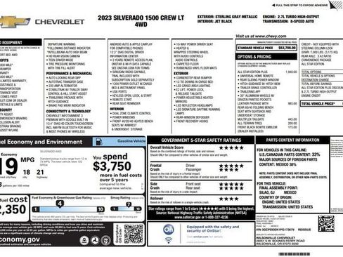 Used 2023 Chevrolet Silverado 1500 LT w/ All Star Edition Plus AWD/4WD image 3