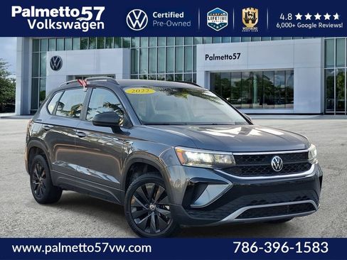 Certified 2022 Volkswagen Taos S w/ IQ Drive S Package FWD image 1