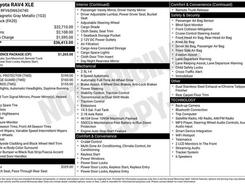 Used 2025 Toyota RAV4 XLE w/ Convenience Package AWD/4WD image 13