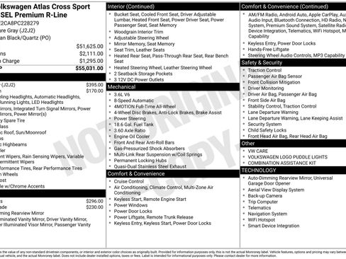 Certified 2023 Volkswagen Atlas Cross Sport SEL Premium R-Line AWD/4WD image 29