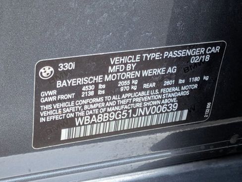 Used 2018 BMW 330i 330i w/ Convenience Package image 26