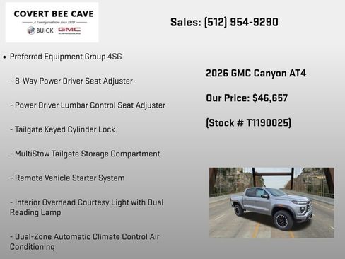 New 2026 GMC Canyon AT4 AWD/4WD image 6