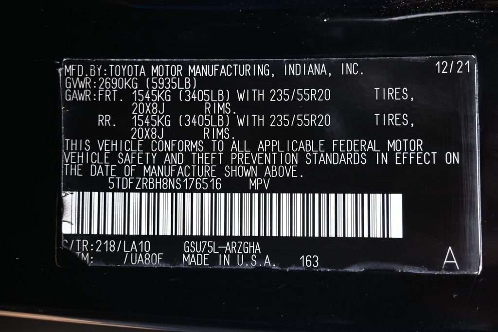 Used 2022 Toyota Highlander Platinum AWD/4WD image 41