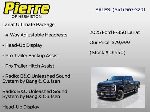 New 2025 Ford F350 Lariat w/ Lariat Ultimate Package image 18