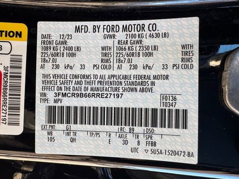 Certified 2024 Ford Bronco Sport Big Bend w/ Convenience Package AWD/4WD image 28