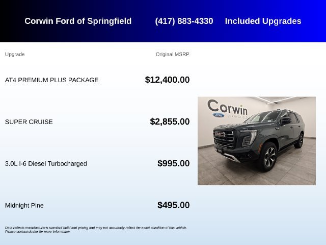 Used 2026 GMC Yukon AT4 w/ AT4 Premium Plus Package AWD/4WD image 5
