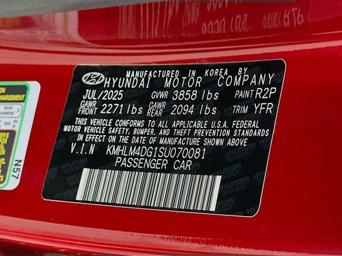 New 2025 Hyundai Elantra Sport w/ Cargo Package image 22