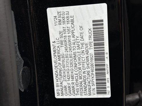 Used 2025 Honda Ridgeline RTL+ image 27
