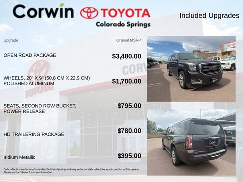 Used 2017 GMC Yukon XL SLT w/ Open Road Package AWD/4WD image 8