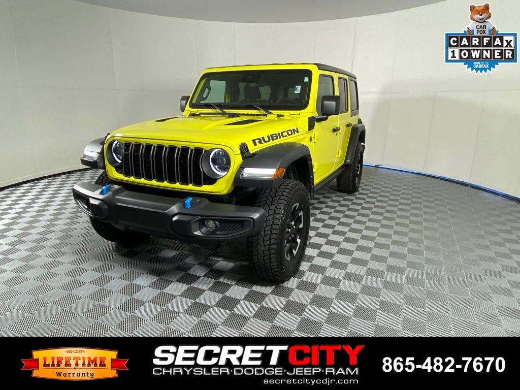Used 2024 Jeep Wrangler Unlimited Rubicon 4xe AWD/4WD image 3