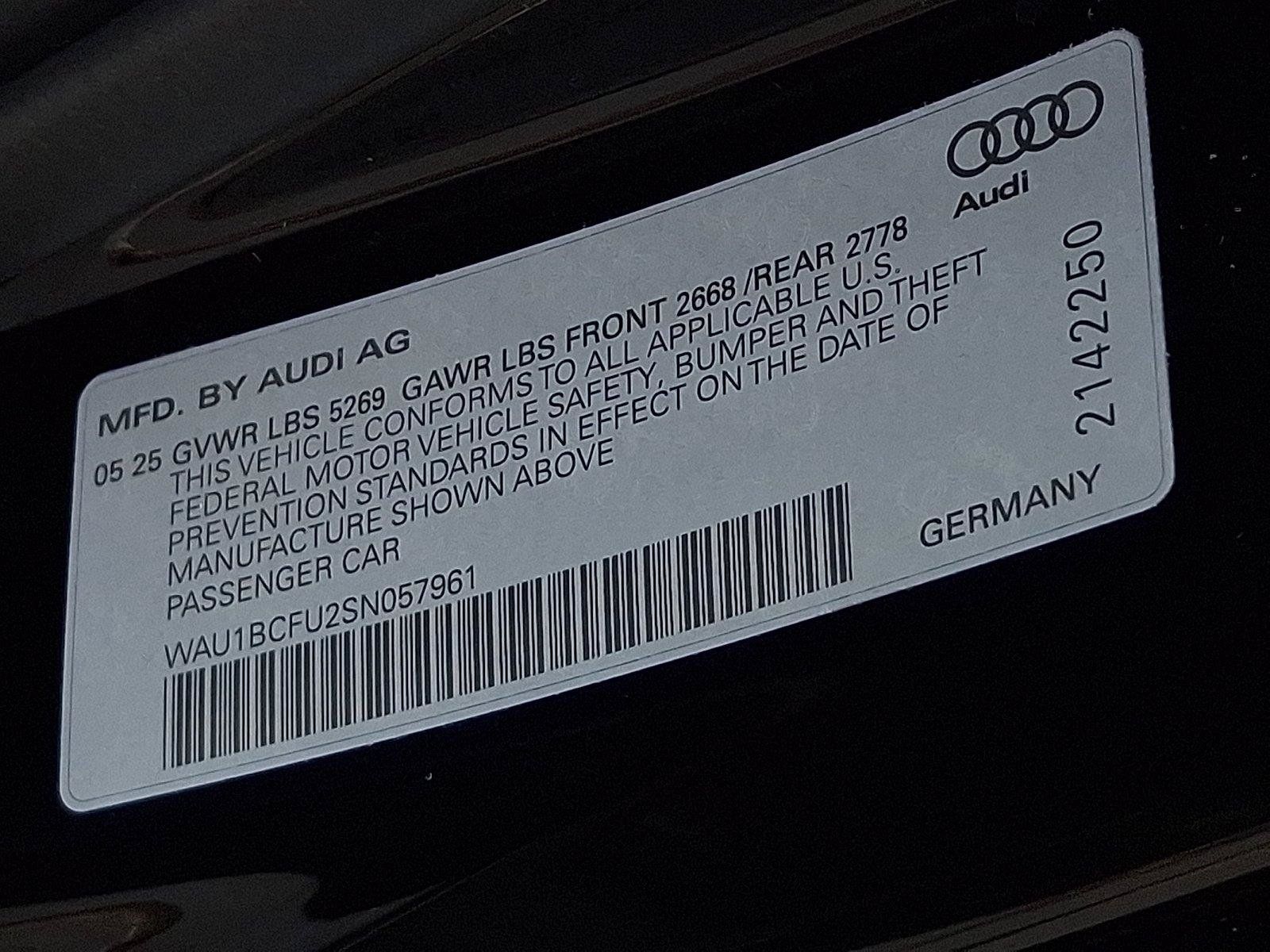 Used 2025 Audi A5 2.0T Premium w/ Convenience Package AWD/4WD image 27