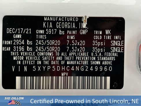 Used 2022 Kia Telluride SX w/ SX Prestige Package image 14