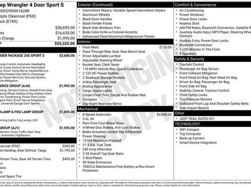 New 2025 Jeep Wrangler Sport S AWD/4WD image 5