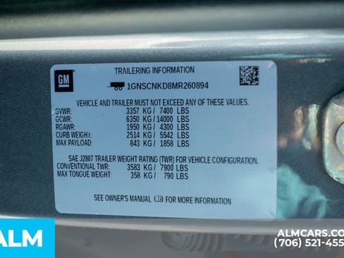 Used 2021 Chevrolet Tahoe LT image 29