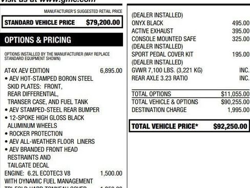 Used 2024 GMC Sierra 1500 AT4X w/ AT4X AEV Edition AWD/4WD image 2