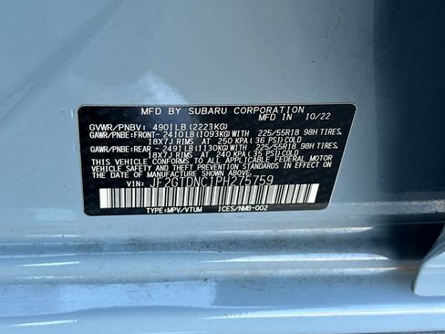 Used 2023 Subaru Crosstrek Hybrid w/ Moonroof Package w/Navigation image 34