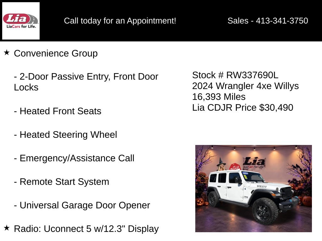 Used 2024 Jeep Wrangler Unlimited AWD/4WD image 21