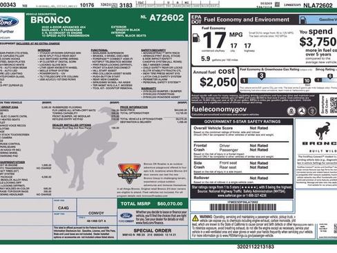 Certified 2022 Ford Bronco Badlands image 33