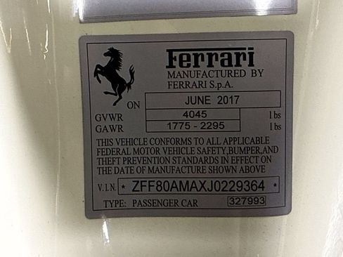 Certified 2018 Ferrari 488 Spider RWD image 29