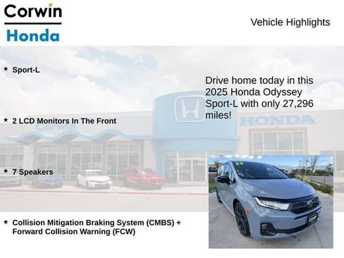 Used 2025 Honda Odyssey Sport-L image 6
