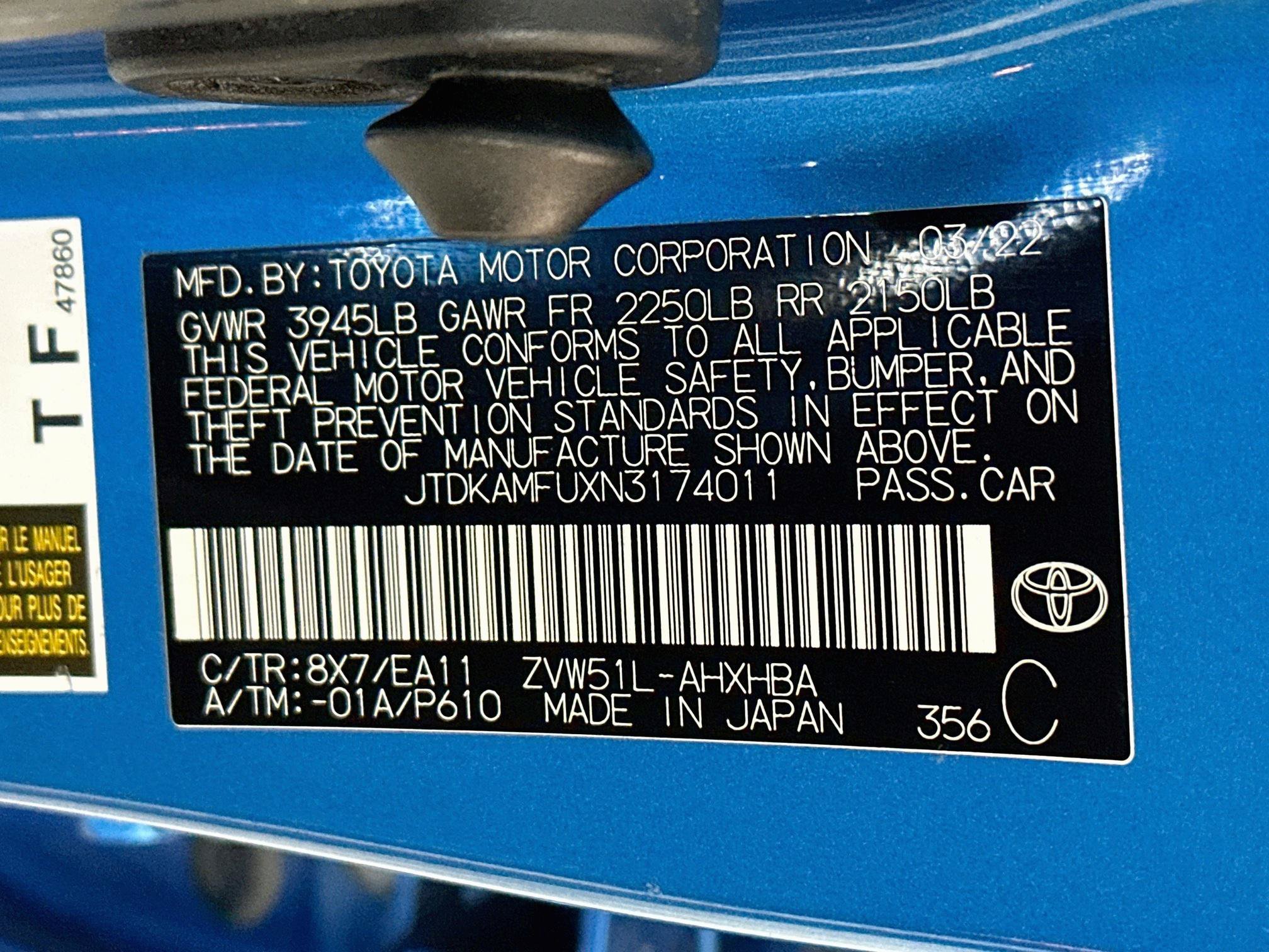 Used 2022 Toyota Prius Limited w/ Premium Convenience Package FWD image 31