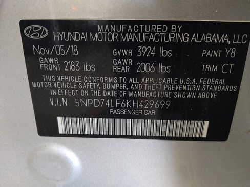 Used 2019 Hyundai Elantra SE w/ Cargo Package FWD image 33