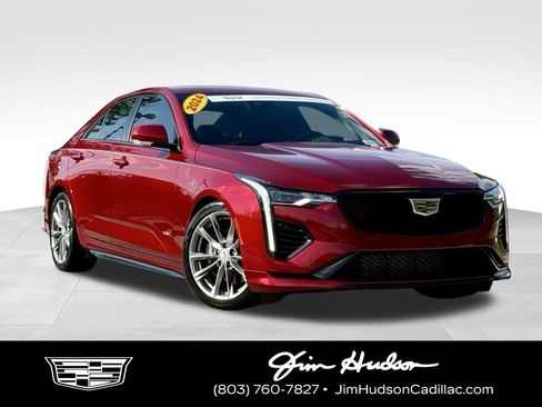 Certified 2024 Cadillac CT4 V w/ Navigation Package RWD image 1