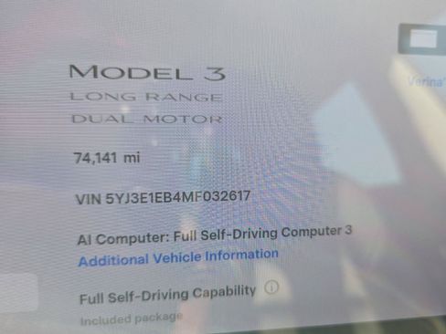 Used 2021 Tesla Model 3 Long Range AWD/4WD image 5