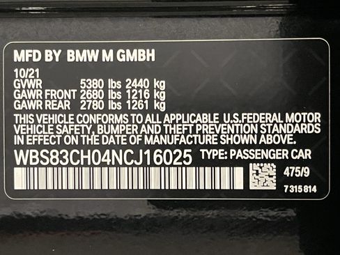 Used 2022 BMW M5 AWD/4WD image 25