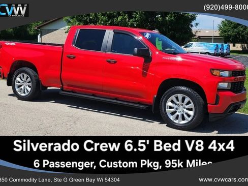 Used 2019 Chevrolet Silverado 1500 Custom w/ Custom Value Package AWD/4WD image 1