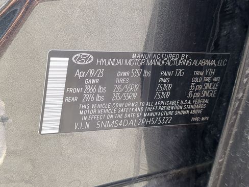 Certified 2023 Hyundai Santa Fe Limited AWD/4WD image 37