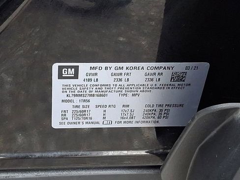 Certified 2021 Chevrolet TrailBlazer LS image 28