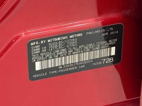 Used 2014 Mitsubishi Mirage DE image 22