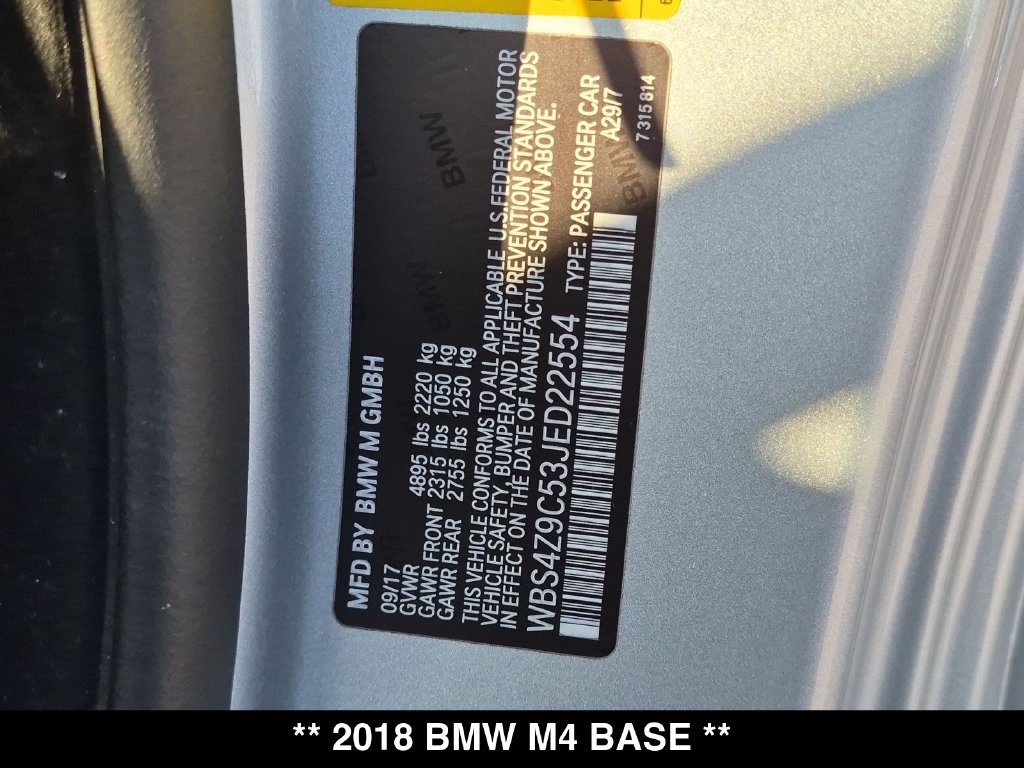 Used 2018 BMW M4 Convertible RWD image 33