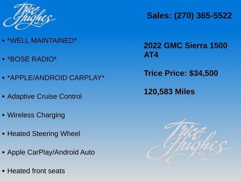 Used 2022 GMC Sierra 1500 AT4 w/ AT4 Preferred Package image 14
