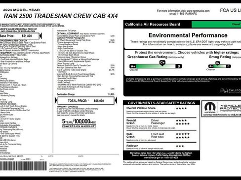 Used 2024 RAM 2500 Tradesman w/ Chrome Appearance Group AWD/4WD image 5