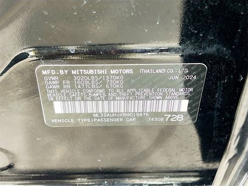 Used 2024 Mitsubishi Mirage LE image 29