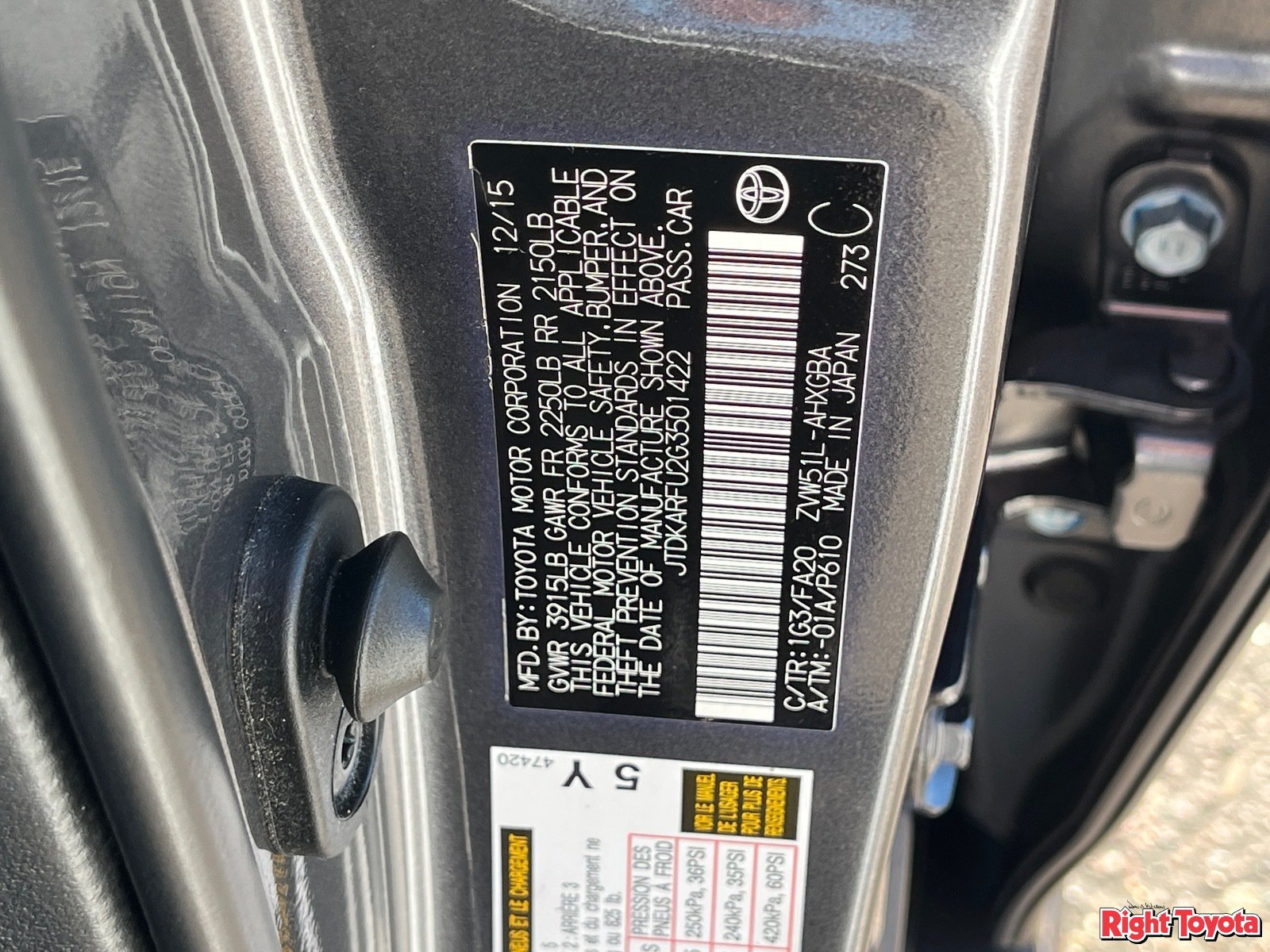 Certified 2016 Toyota Prius Three w/ Advanced Technology Package FWD image 33