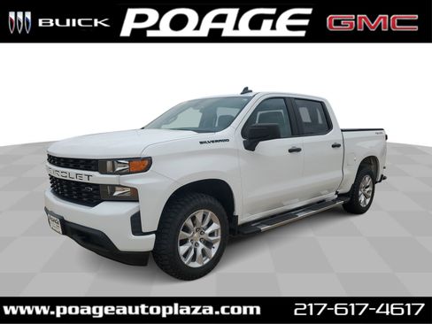 Used 2022 Chevrolet Silverado 1500 Custom w/ LPO, Dark Essentials Package AWD/4WD image 1