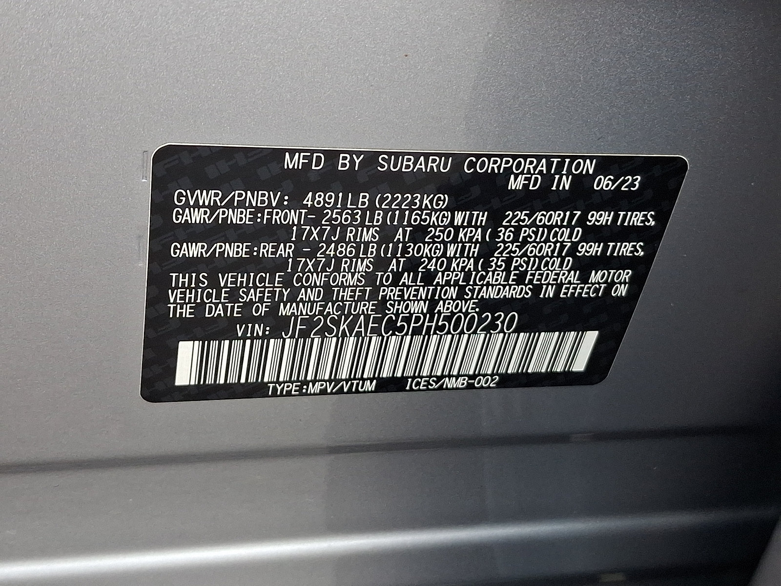Certified 2023 Subaru Forester Premium AWD/4WD image 26