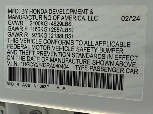 Used 2024 Honda Accord Touring image 45