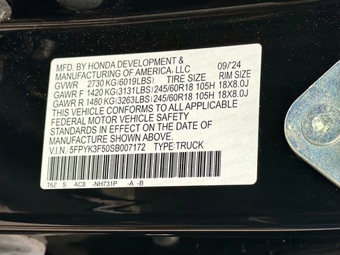 Used 2025 Honda Ridgeline RTL image 42