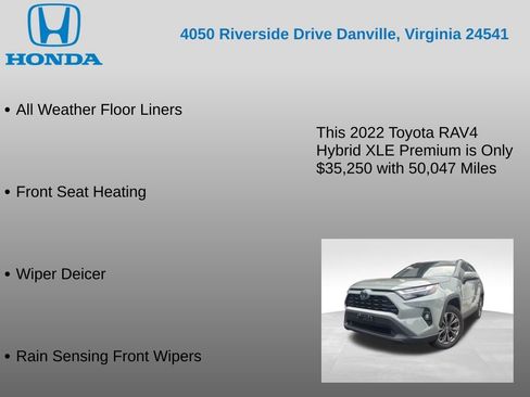 Used 2022 Toyota RAV4 XLE Premium AWD/4WD image 17