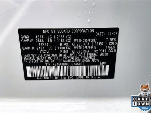 Certified 2024 Subaru Crosstrek 2.5i Wilderness w/ Crosstrek Mirror Package image 32