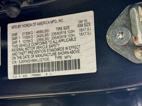 Used 2019 Honda CR-V EX-L image 30