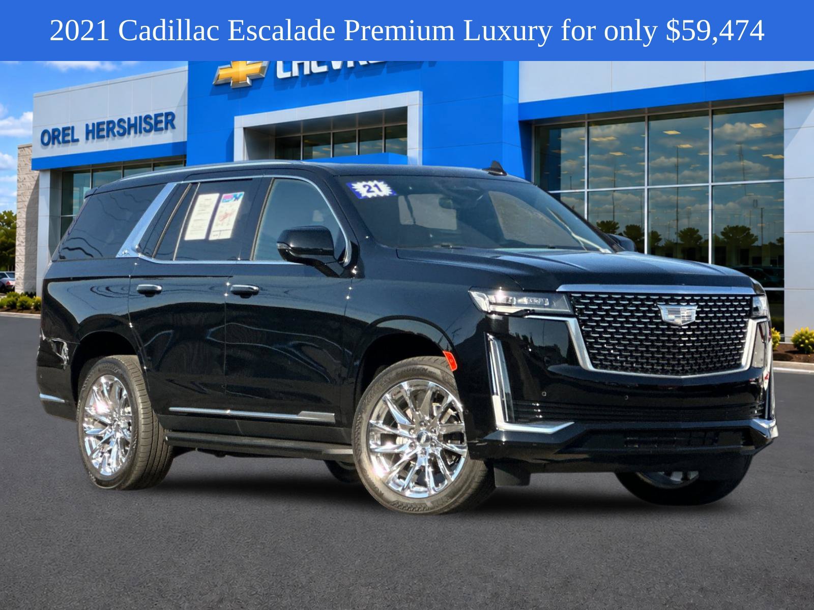 Used 2021 Cadillac Escalade Premium Luxury w/ LPO, Radiant Package AWD/4WD image 3